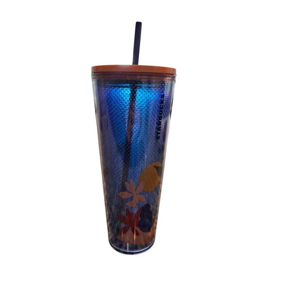 Starbucks Summer 2020 Iridescent Blue Mermaid Island Cold Cup Tumbler 24 Oz - Picture 3 of 5